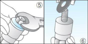 Posizionare la guarnizione